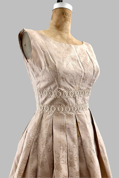 Vintage Dusty Beige Dress