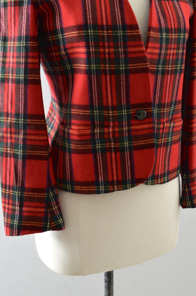 Vintage Plaid Jacket