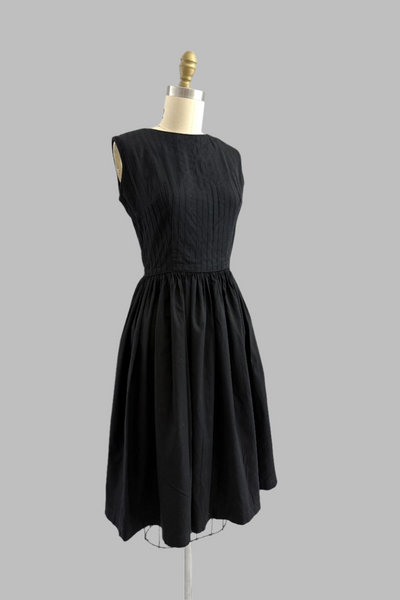 Vintage 1950s Pintuck Dress