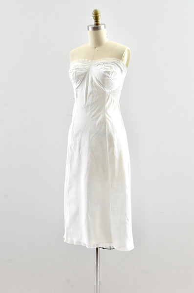 Vintage 1950s Strapless Slip