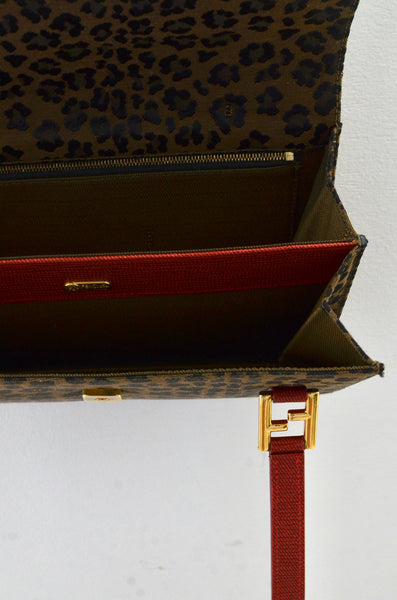 Vintage Fendi Leopard Bag