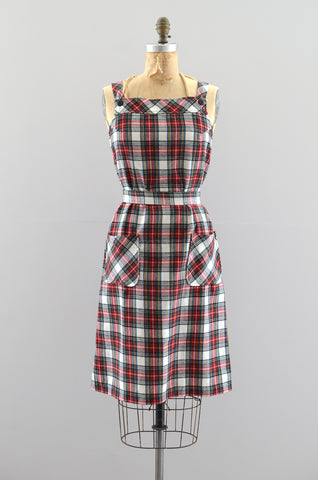 Vintage Plaid Dress
