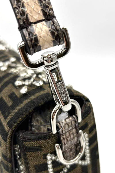 Limited Edition Fendi Crystal Baguette Pickled Vintage