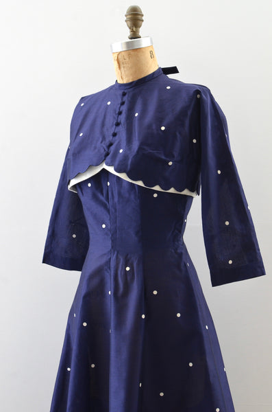 Vintage 1950's Polka Dot Dress