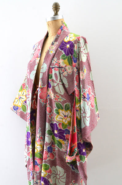 Shiawase Silk Haori  Kimono