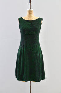 Vintage 1960s Green Lurex Dress