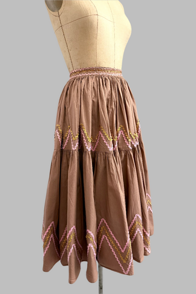 1950's Rick Rack Patio Skirt