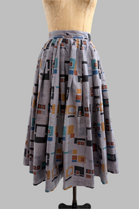 AS IS / Geometric Print Skirt