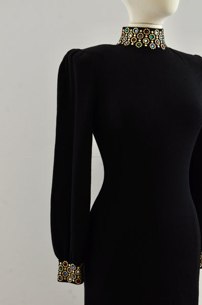 Vintage Bejeweled St. John Party Dress