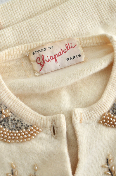 Schiaparelli Beaded Cardigan