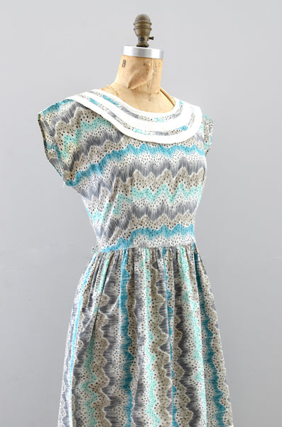 Vintage 1950s Cotton Dress