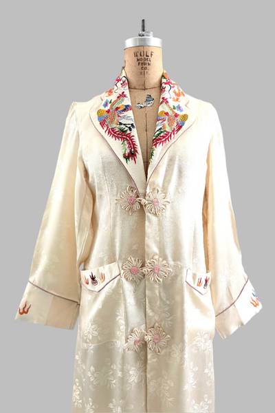 Embroidered Duster Dress