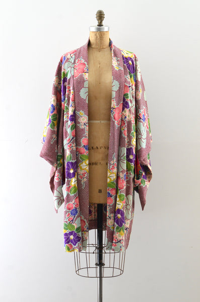 Shiawase Silk Haori  Kimono