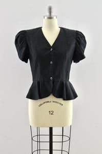 Vintage Puff Sleeve Top