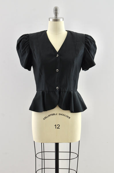 Vintage Puff Sleeve Top