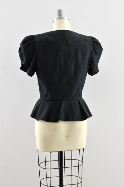 Vintage Puff Sleeve Top