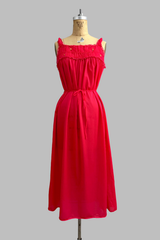 Vintage Red Nightgown