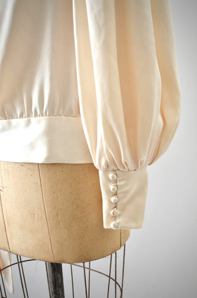 Vintage Cream Blouse