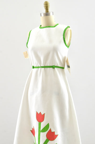 Vintage Applique Dress