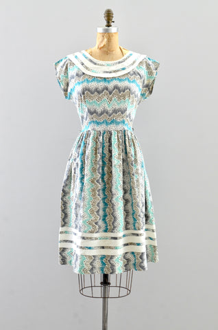 Vintage 1950s Cotton Dress