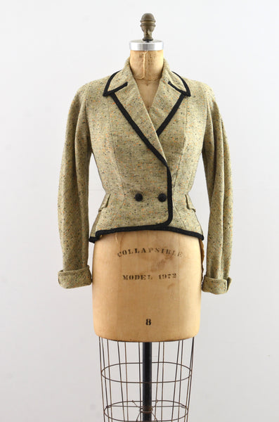 Vintag 1950's Fleck Fitted Jacket