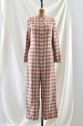 Vintage 60's Tweed Jumpsuit