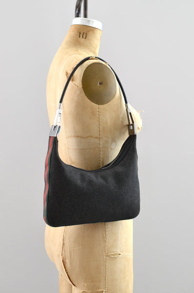 GUCCI Dark Denim Shoulder Bag