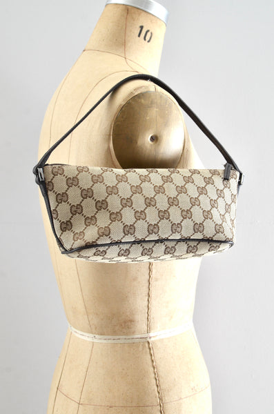 Gucci Boat Pochette Classic Brown