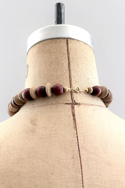 Vintage Wood Necklace