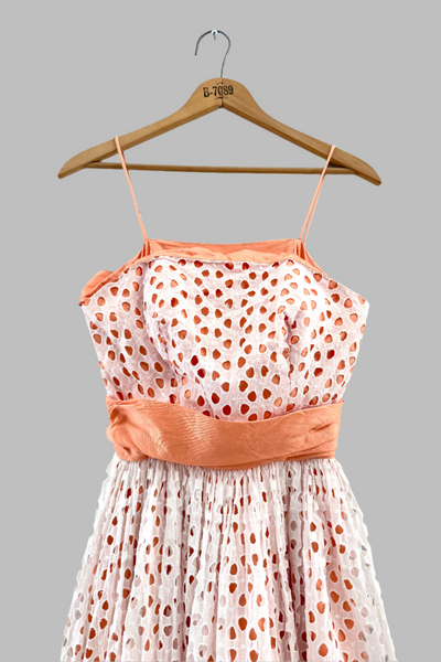 Vintage 1950s Eyelet Dress