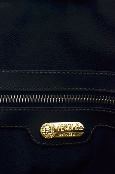 Rare FENDI Pequin Travel Weekender Bag
