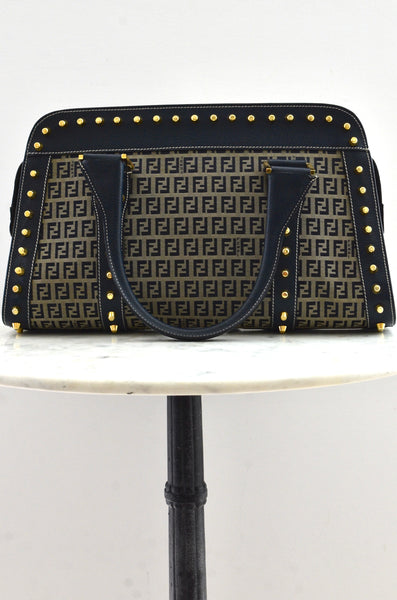 Fendi Studded Top-Handle Bag