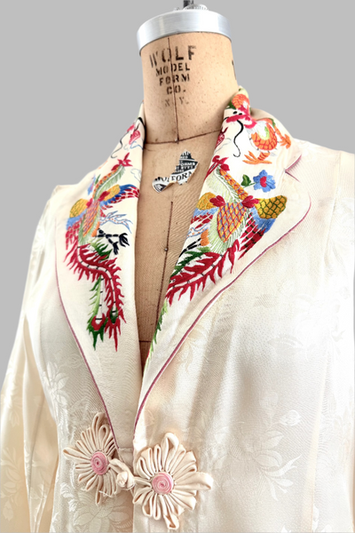 Embroidered Duster Dress