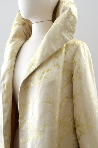 Vintage 1950s Oriental Pleated Coat