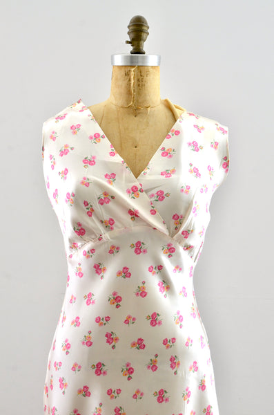 Vintage 1940's Floral Nightgown