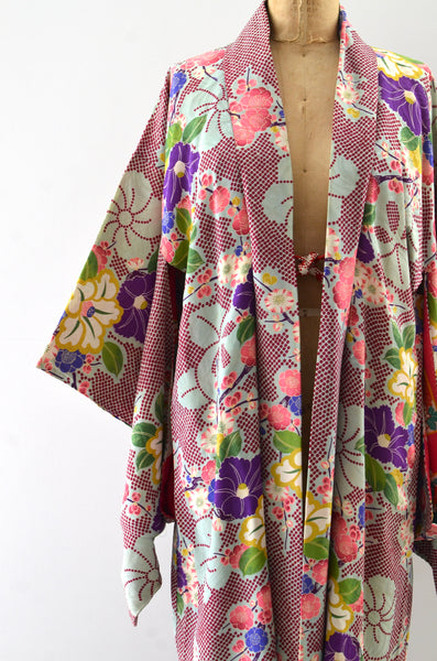 Shiawase Silk Haori  Kimono