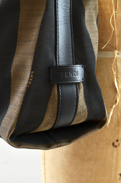 FENDI Pequin Hobo Bag