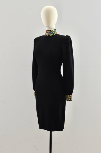 Vintage Bejeweled St. John Party Dress