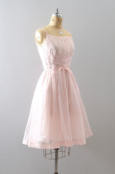 Vintage 1940s Ballet Pink Dress
