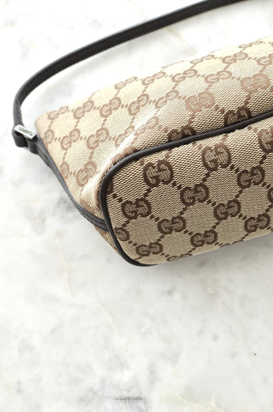 Gucci Boat Pochette Classic Brown