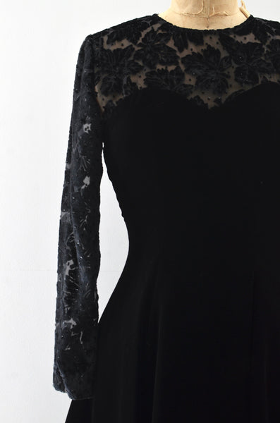 Vintage Velvet Party Dress