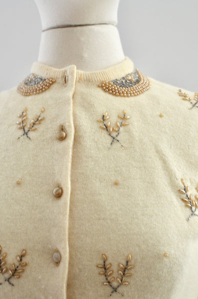 Schiaparelli Beaded Cardigan