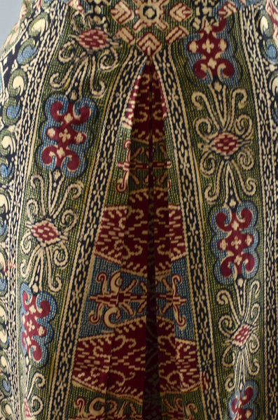 Vintage 70s Batik Dress