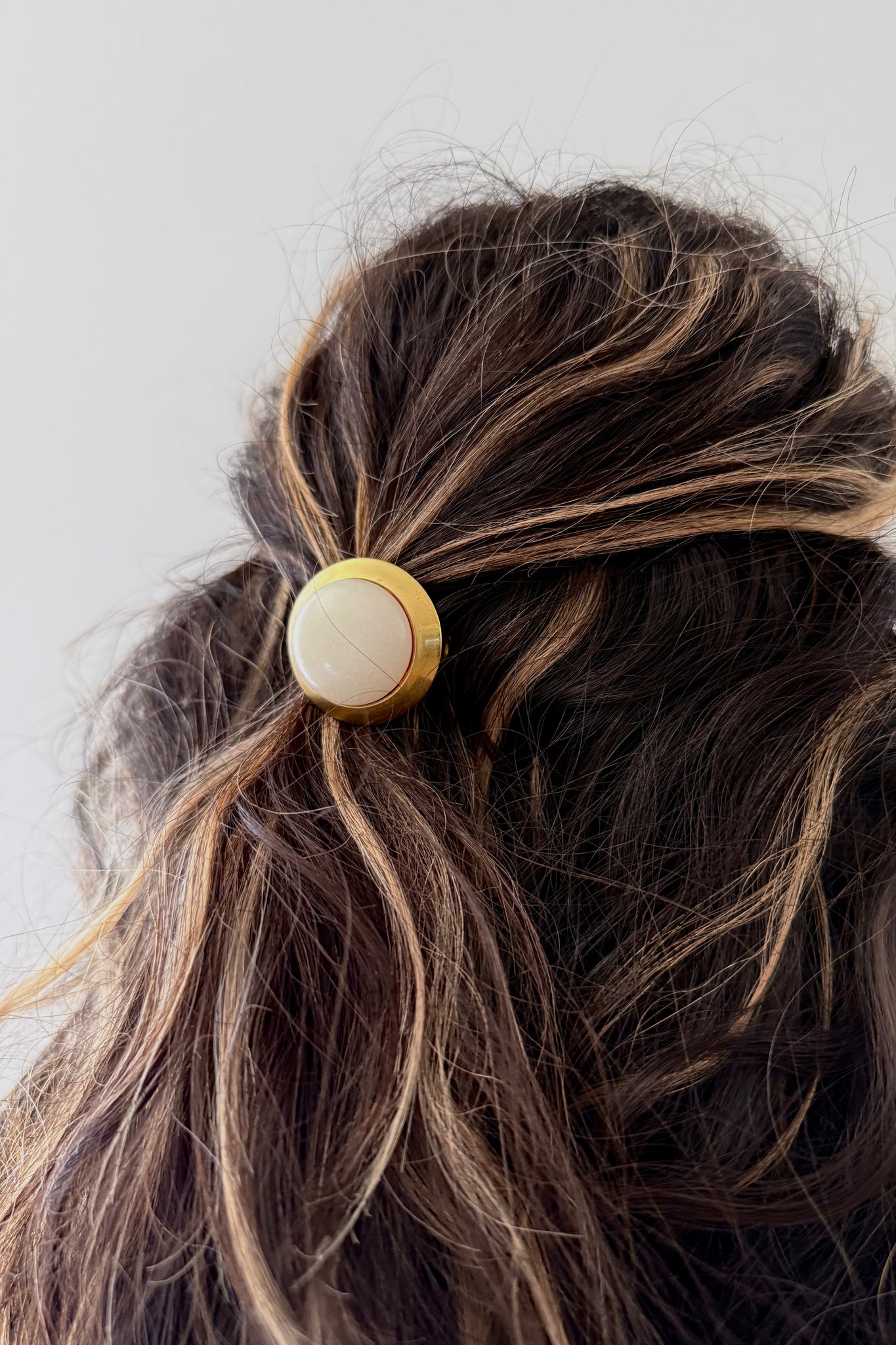 Vintage Hair Clip Barrette - Cloud