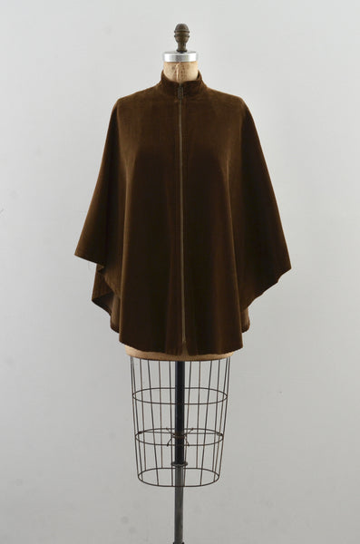 Vintage 1970's Peck & Peck Corduroy Cape