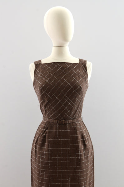 1950's Wild Stitch Wiggle Dress