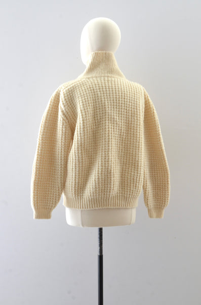 Vintage Chunky Cable Sweater