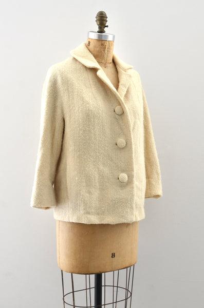 Vintage 1950s Boucle Knit Jacket