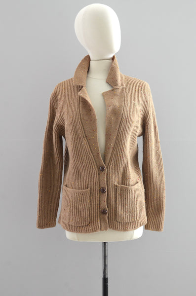 Evan Picone Speckled Cardigan