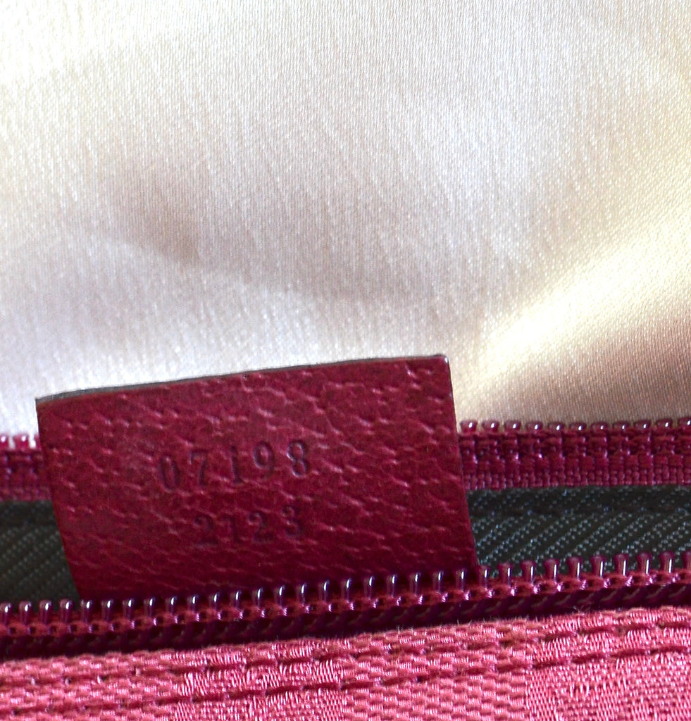 Gucci, Bags, Gucci Boat Pochette Pink Monogram Small Purse Vintage